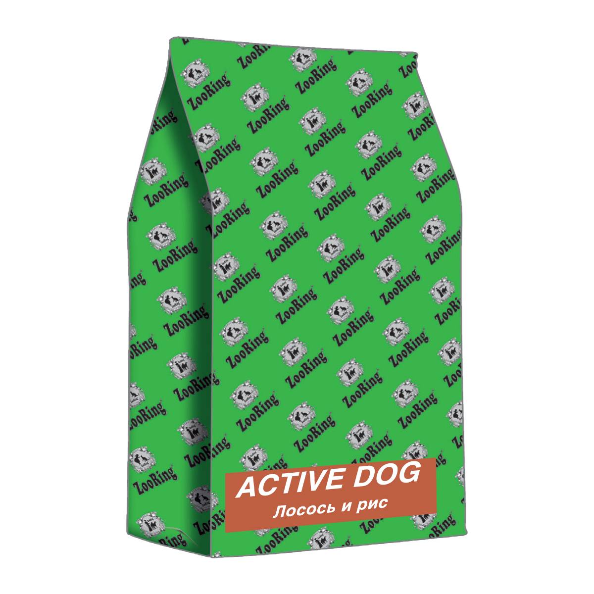 ZooRing Active Dog (лосось и рис)