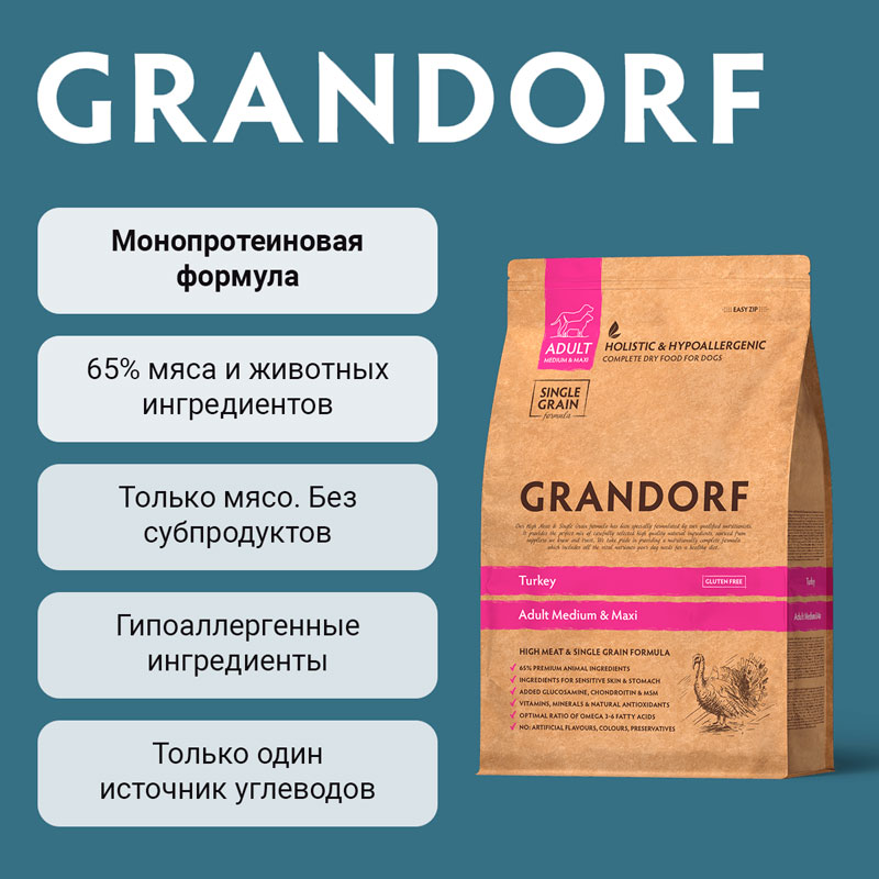 Grandorf Adult Medium & Maxi Turkey