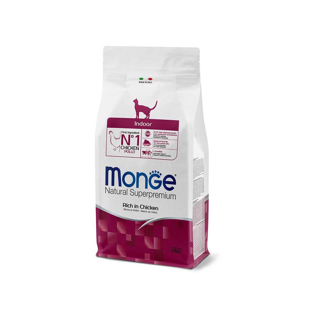 Monge Cat Daily Line Indoor для домашних кошек, из курицы