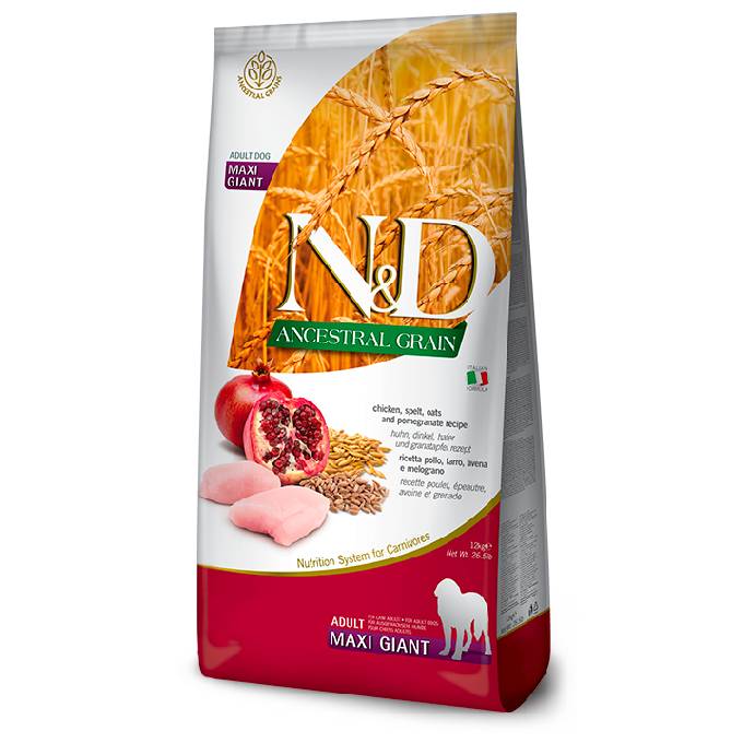 N&D Ancestral Grain: Chicken & Pomegranate Adult Medium & Maxi